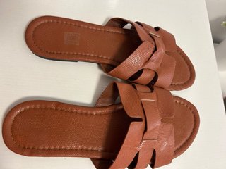 Sandalias Bajas Marrones Talla 42