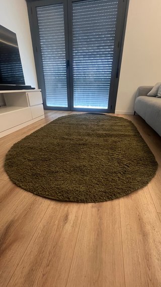 Alfombra Ovalada Verde