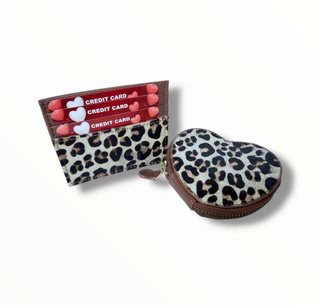 Set Monedero y Tarjetero Animal Print