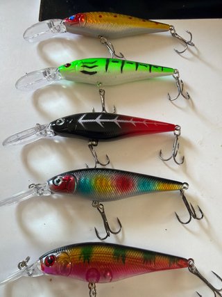 Set de 5 Señuelos de Pesca