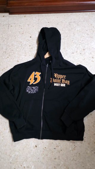 Sudadera con cremallera H&M negra
