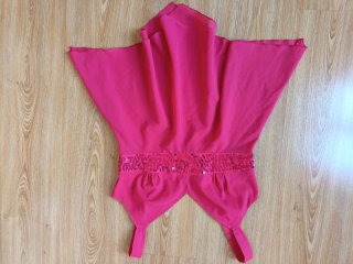 Vestido de Noche Amichi Rosa