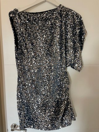Vestido de fiesta Zara de lentejuelas
