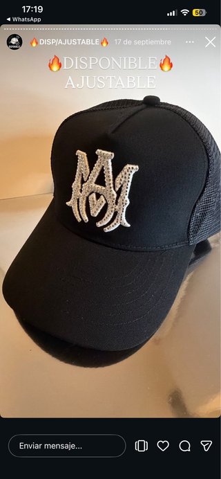 Gorra Negra Ajustable