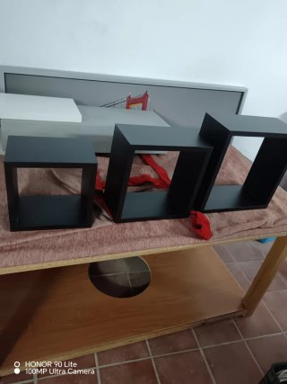 Set de 3 Repisas Cuadradas 35x35.30x30,25x25