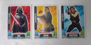 3 Carte Collezionabili Star Wars