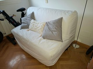 Divano letto bianco IKEA Lycksele Murbo