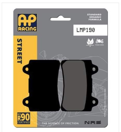 PASTILLAS DE FRENO AP RACING LMP190