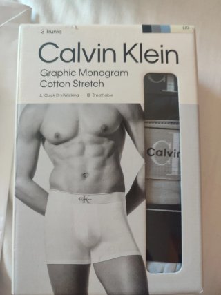 Pack 3 Bóxers calzoncillos Calvin Klein Talla L