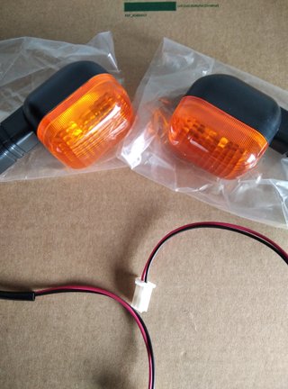 Juego 2 Intermitentes Derbi Variant Naranja