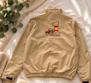Chaqueta Bomber Valecuatro Polo Tour Beige Talla L