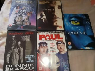 Lote 5 Películas DVD (Inglés)