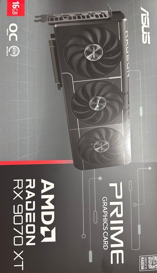 Asus prime RX 9070 XT 16GB