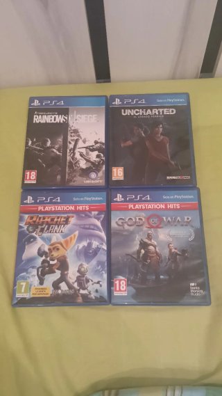 Lote de 4 Juegos para PS4 (PlayStation 4)