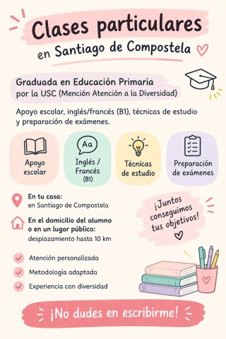 Clases particulares de Primaria en Santiago