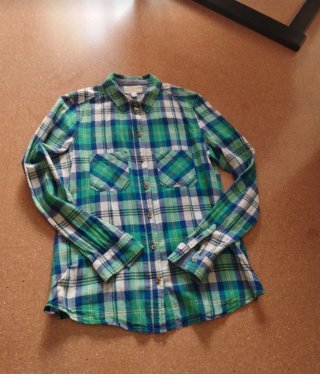 Camisa de cuadros mujer