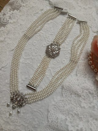 Conjunto collar y pulsera para fallera