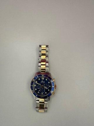 Reloj Lotus Cronógrafo Azul y Plateado
