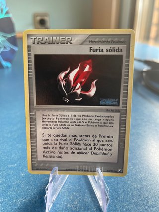 Carta Pokémon Furia Sólida 92/115 Holo