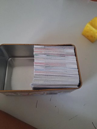Lote de cartas de fútbol
