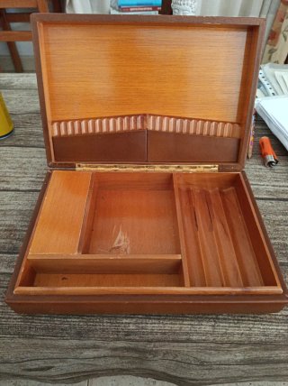 Scatola in legno vintage per sigari