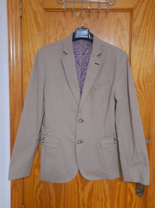 Americana de Hombre Beige