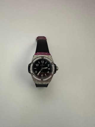 Reloj Hublot automático con bisel de piedras