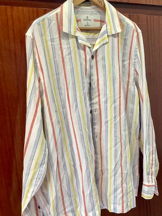 Camisa Springfield Algodón Rayas Talla L