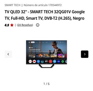 TV 32 SMART TECH 32QG01V Full-HD