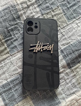 Cover rigida Stüssy nera, per qualsiasi iPhone