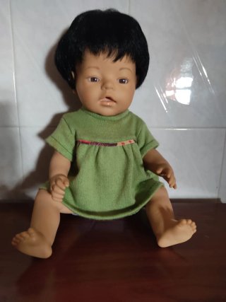 Muñeco Asiático Antiguo