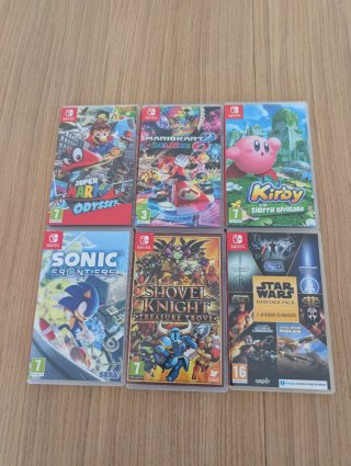 Confezione da 6 giochi Nintendo Switch
