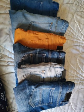Lote de 5 Pantalones para Niño talla 7-8 años