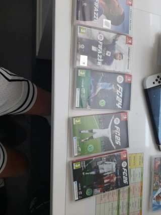 Lote 5 Juegos FIFA / FC para Nintendo Switch