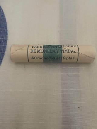 Cartucho 40 Monedas 10 Pesetas
