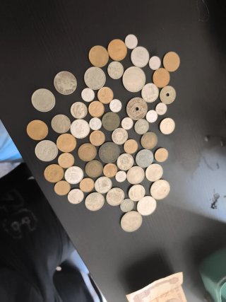 Lote de monedas antiguas de pesetas