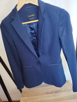 Blazer Massimo Dutti Azul
