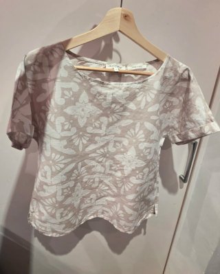 Blusa de lino Christian Berg