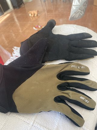 Guantes de Ciclismo Marrón Claro