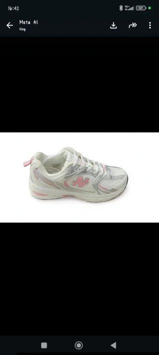 Zapatillas New Balance Blancas y Rosas