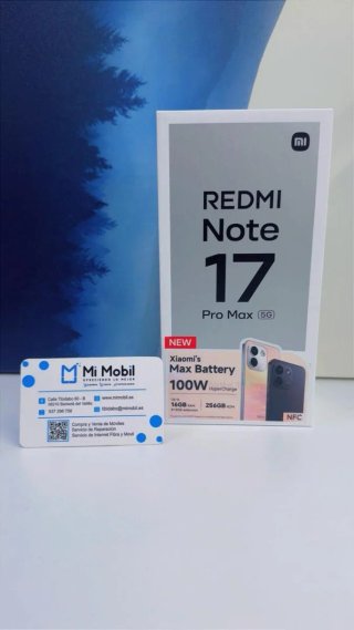 Xiaomi Redmi Note 17 Pro Max 256GB+8GB Nero NUOVO