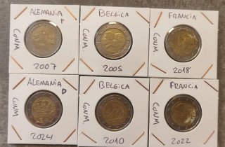 Lotto di monete commemorative da 2 euro