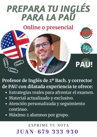 Clases particulares de INGLÉS