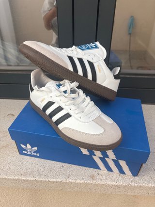 Zapatillas adidas Samba Blancas y Negras