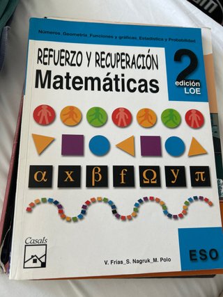 Refuerzo matematicas 2 ESO