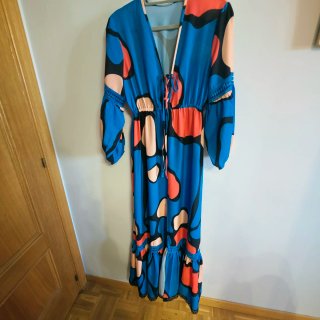 Vestido JOT Estampado Círculos Talla Única.