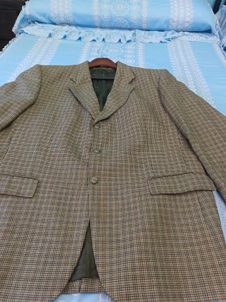 Americana de caballero estampada
