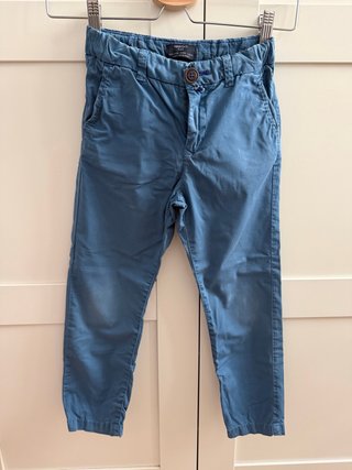 Pantalón Chino Azul Mango Kids