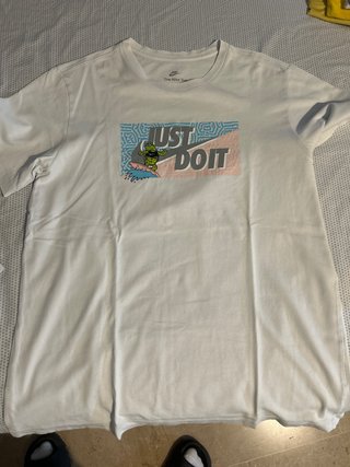 Camiseta Nike Blanca Estampada