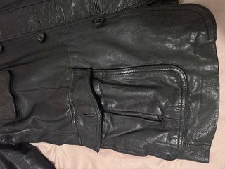 Chaqueta de Piel de Cordero Negra